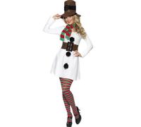 Noël Bonhomme de Neige Déguisement Femme Sexy Déguisement Noël Femmes UK 8-18