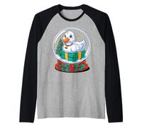 Noël Boule à Neige Canard X-Mas Canards Manche Raglan