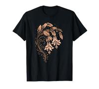 Noël Cactus Fleur Plante Botanique Nature Motif Art T-Shirt