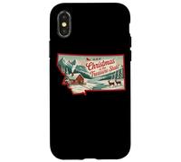 Noël dans Le Treasure State Montana Coque pour iPhone X/XS