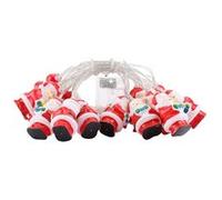 Noël Décoration 20LED Guirlande Lumineuse Fée Lanterne de Forme Père Noël String Party Props
