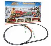 Noël Décoration Jouet Circuit de Train Electrique, Modèle Noël Train Electrique Piste Educatif Puzzle G