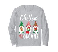 Noël drôle de Refroidissement avec Mes Gnomes Amis Manche Longue