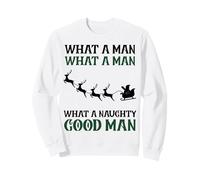 Noël drôle, Quel Homme Bon et méchant, père Noël, Hommes et Femmes Sweatshirt