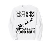Noël drôle, Quel Homme Bon et méchant, père Noël, Hommes et Femmes Sweatshirt