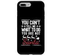 Noël drôle, tu ne Peux Pas me dire Quoi Faire si tu n'es Pas Le Père Noël Coque pour iPhone 7 Plus/8 Plus