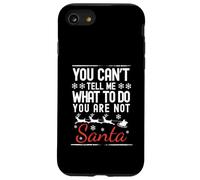 Noël drôle, tu ne Peux Pas me dire Quoi Faire si tu n'es Pas Le Père Noël Coque pour iPhone SE (2020) / 7/8