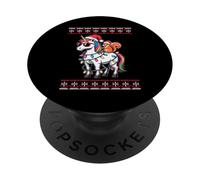 Noël Écureuil Licorne Lunettes De Soleil Écureuils PopSockets PopGrip Adhésif