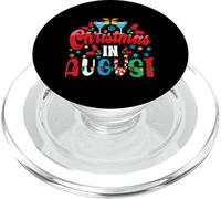 Noël en août Bonjour Vacances d'été à la Plage PopSockets PopGrip pour MagSafe
