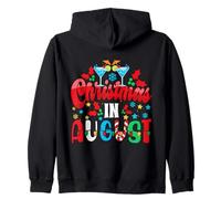 Noël en août Bonjour Vacances d'été à la Plage Sweat à Capuche