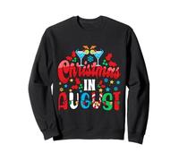 Noël en août Bonjour Vacances d'été à la Plage Sweatshirt
