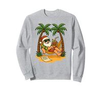 Noël en Juillet, Santa Beach Tropical Holiday Summer Fun Sweatshirt