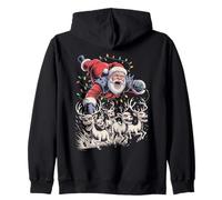 Noël en métal traîneau dans la Fosse Sweat à Capuche
