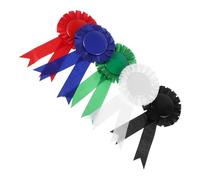 Noël Épingle de Reconnaissance en Fer-Blanc 5 Pièces, Badge Vierge | Rubans de Participation Vierges, Prix du Ruban, pour École et Classe