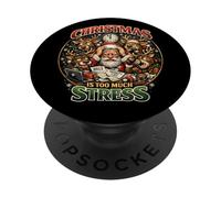 Noël est trop stressant PopSockets PopGrip Adhésif