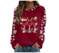 Noel Femme Pull'de Pull De Laine Coton Hiver Grande Taille Moche Noël Famille Chaud Paillettes en Chemise Très Duo Lumineux Sweat Shirt Adulte Noel-Noel Pulls LED Vetement Ugly Christmas Sweater