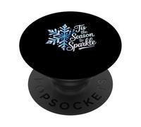 Noël Flocon de Neige PopSockets PopGrip Adhésif