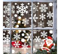 Noël Flocons de Neige Fenetre Sticker, Autocollants Flocon de Neige Fenetre Noel, Noël Fenetre Neige Autocollants, Flocon de Neige Autocollants Fenetre, Flocons de Neige Fenêtre Stickers (B)