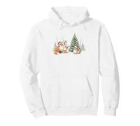 Noël forêt créatures Nature extérieur enneigé Hiver Sweat à Capuche