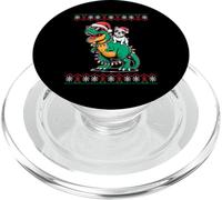 Noël French Bulldog T-Rex Dinosaure Frenchie PopSockets PopGrip pour MagSafe