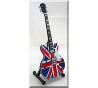 Noel Gallagher Oasis miniature Mini guitare union jack