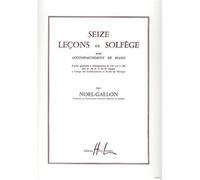 Noel-Gallon 16 Leçons de solfège à 3 clés mélangées