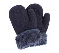 Noel gants Nourrisson Gants En Coton Sans Rayures,Gants Fille Mitaines Laine Moufles Enfant 4 Ans Thermo Hands Gants De Sport Moufle Enfant 4 Ans Fille(Marine,S)