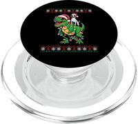 Noël German Shorthaired Pointer T-Rex Dinosaure GSP PopSockets PopGrip pour MagSafe