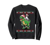 Noël German Shorthaired Pointer T-Rex Dinosaure GSP Sweatshirt