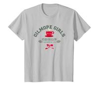 Noël Gilmore Girls Stars Hollow T-Shirt, Enfant, Argent, 8 Ans