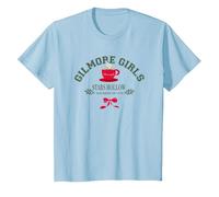 Noël Gilmore Girls Stars Hollow T-Shirt, Enfant, Bleu Céleste, 2 Ans