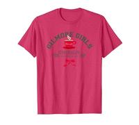 Noël Gilmore Girls Stars Hollow T-Shirt, Homme, Rouge Chiné, L