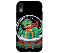 Noël Globe à Neige T-Rex Dinosaure X-Mas Tyrannosaurus Rex Coque pour iPhone XR