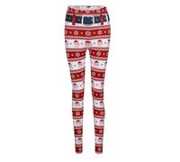 Noel Legging Femme Vêtement Sweat Grande Taille Haut Fete De Leggings Sport Combinaison Collant Noël Vetement Halloween Pull Lumineux Pantalon Chaud Tenue Moche