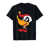 Noël Looney Tunes Daffy Duck Christmas Hat T-Shirt