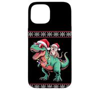 Noël Loutre de Mer T-Rex Dinosaure Tyrannosaurus Rex Coque pour iPhone 15