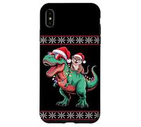 Noël Loutre de Mer T-Rex Dinosaure Tyrannosaurus Rex Coque pour iPhone XS Max