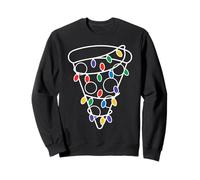 Noël Lumières Pizza Part Pizzas Sweatshirt