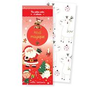 Collectif – Noël magique : Mes petites cartes à colorier – 35 illustrations à personnaliser – Broché