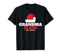 Noël Mamie Claus Grand-Mère Mémé Photo Générations T-Shirt