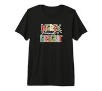 Noël Merry and Bright White T-Shirt Haut de Gamme