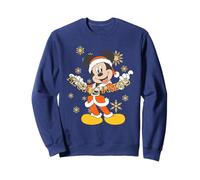 Noël Mickey Mouse Merry Christmas Gold Sweatshirt