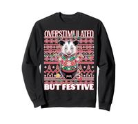 Noël Moche surstimulé mais Festif Sweatshirt