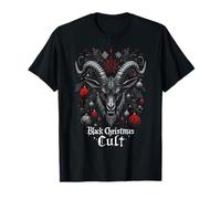 Noel noir culte gothique antinoël satanique Noël T-Shirt