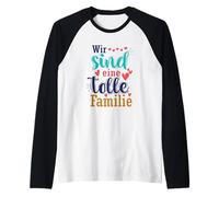 Noël Nous Sommes Une Grande Famille Manche Raglan