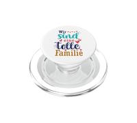 Noël Nous Sommes Une Grande Famille PopSockets PopGrip pour MagSafe
