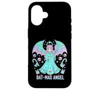 Noël Pastel Goth Effrayant Kawaii Mignon Chauve-Souris Coque pour iPhone 16