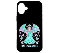 Noël Pastel Goth Effrayant Kawaii Mignon Chauve-Souris Coque pour iPhone 16 Plus
