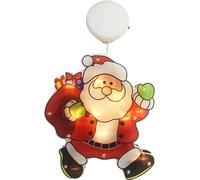 Noël Père Noël LED Lumière de fenêtre avec ventouse Guirlande lumineuse suspendue Décoration de fenêtre
