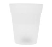 Noël Pot de Fleur Solaire LED Blanc ABS Décoratif pour Maison | Lumière Ambiante sans Fil, Panneau Solaire Inclus, Design Lotus Réaliste, pour Succulentes et Fleurs Artificielles